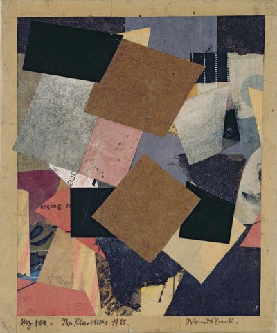 Merz 463, 1922 tekijältä Kurt Schwitters