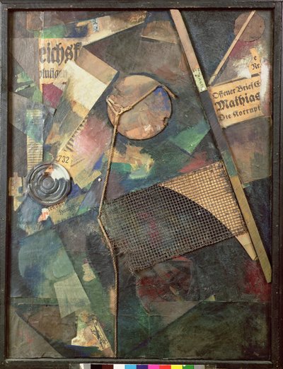 Merzbild tekijältä Kurt Schwitters
