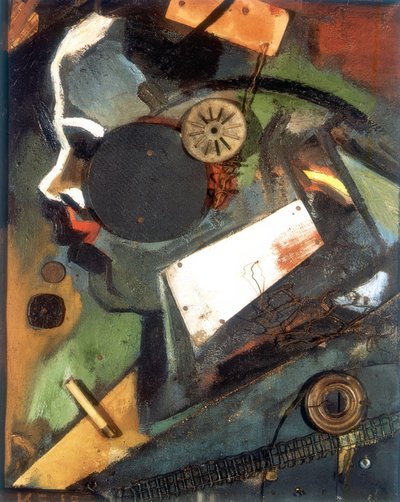 Merzbild 1A (lääkäri) tekijältä Kurt Schwitters