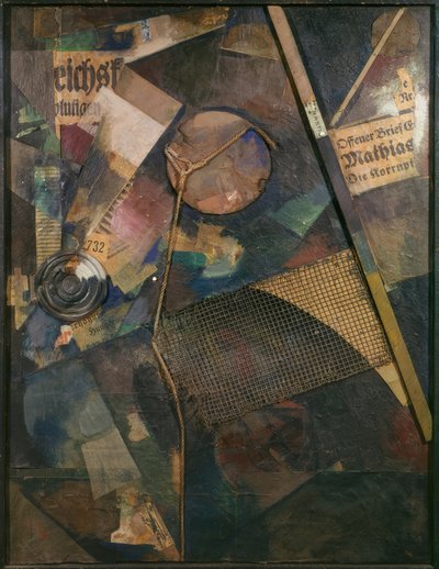Merzbild 25 A. Tähdistö tekijältä Kurt Schwitters