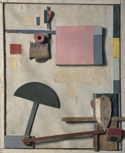 Merzbild Kijkduin, 1923 tekijältä Kurt Schwitters