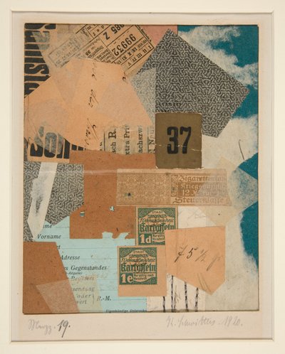 Merzz. 19 tekijältä Kurt Schwitters