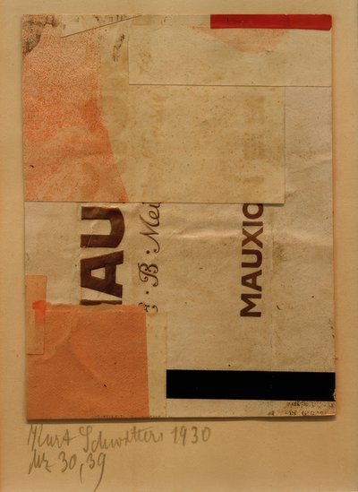 Mz30,39 tekijältä Kurt Schwitters