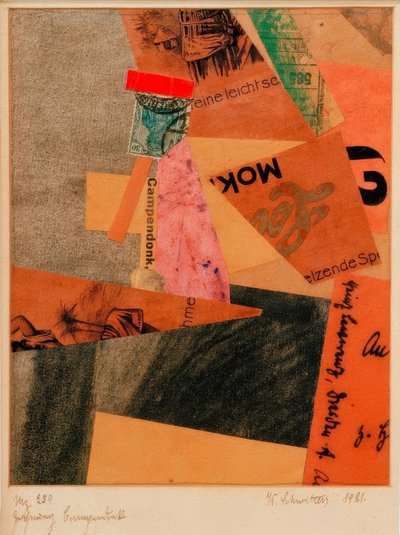 Mz 259 Zeichnung Campendonk tekijältä Kurt Schwitters