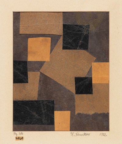 Mz 386 Hoepf Merzin suunnittelu, 1922. tekijältä Kurt Schwitters
