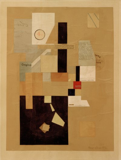 Nimetön (4 KR) tekijältä Kurt Schwitters