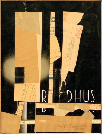 Ohne Titel (R DHUS) tekijältä Kurt Schwitters