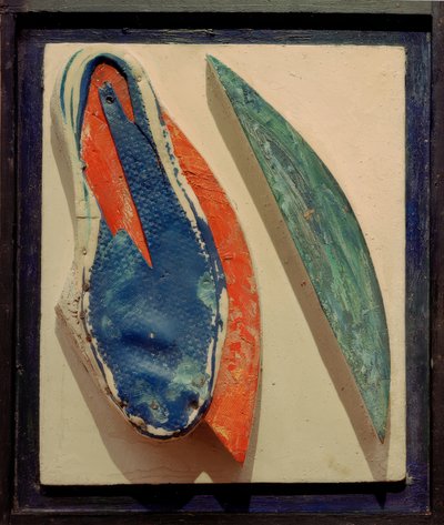 Ohne Titel (Relief mit Badeschuh) tekijältä Kurt Schwitters