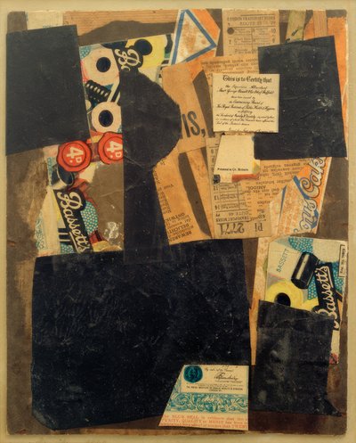 Ohne Titel (Tämä todistaa sen) tekijältä Kurt Schwitters