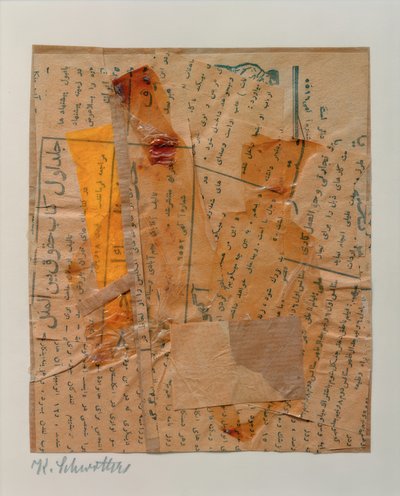Nimetön (koraanin osien kanssa) tekijältä Kurt Schwitters
