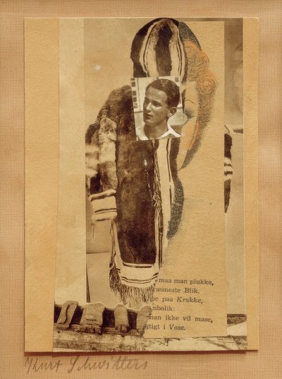 Nimetön (sauvoilla) tekijältä Kurt Schwitters