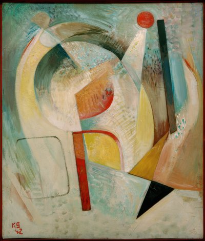 Punainen ympyrä tekijältä Kurt Schwitters