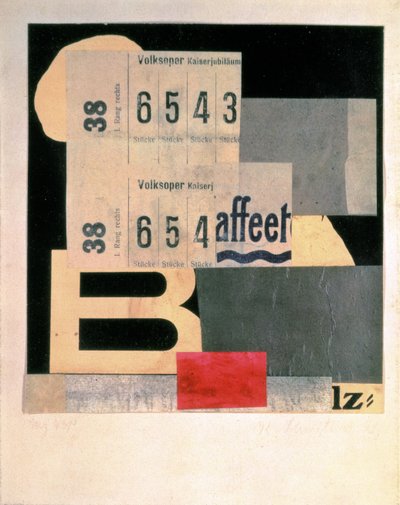 Tuntematon kuva tekijältä Kurt Schwitters