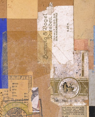 Nimetön, 1926 tekijältä Kurt Schwitters