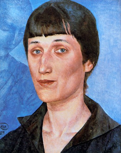 muotokuva Anna Akhmatovasta, 1922 tekijältä Kuz
