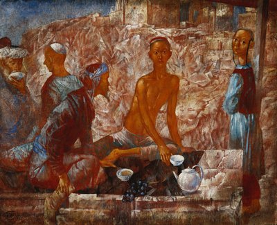 Samarkandin kohtaus tekijältä Kuzma Sergeevich Petrov Vodkin