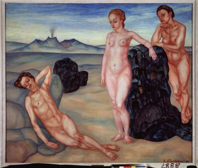 Unelma. Kuzma Sergeevich Petrov Vodkin (Petrov-Vodkin) (Kouzma Petrov Vodkin) (Petrov-Vodkin) (1878-1939), öljy kankaalle tekijältä Kuzma Sergeevich Petrov Vodkin