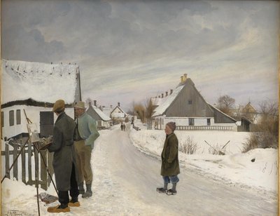 Taidemaalari kylässä tekijältä Laurits Andersen Ring