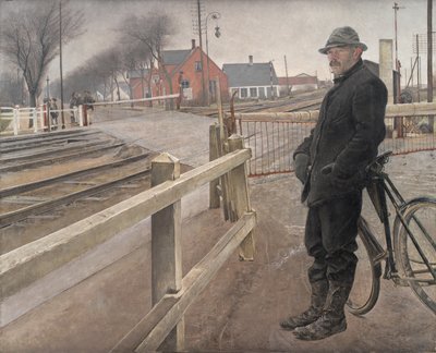 Junaa odotellessa. Roskilden moottoritien tasoristeys tekijältä Laurits Andersen Ring