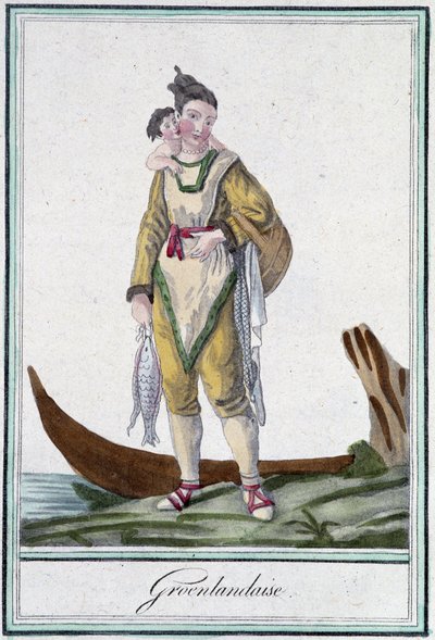 Greenlandaise - J. Grasset Saint Sauveurin "" Travel Encyclopedia" -julkaisussa, toim. Deroy, Pariisi tekijältä L.F. Labrousse