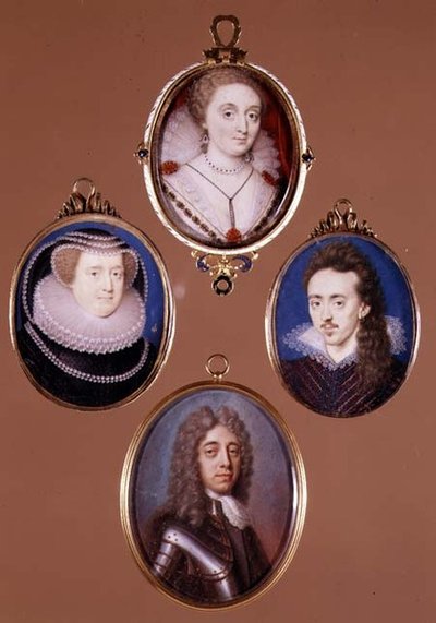 William, 2. Lord Gray of Rolleston ja 6. Baron North, Lady of the North ja Dudley, 3. Lord North tekijältä L.I. and Hoskins J. Arlaud