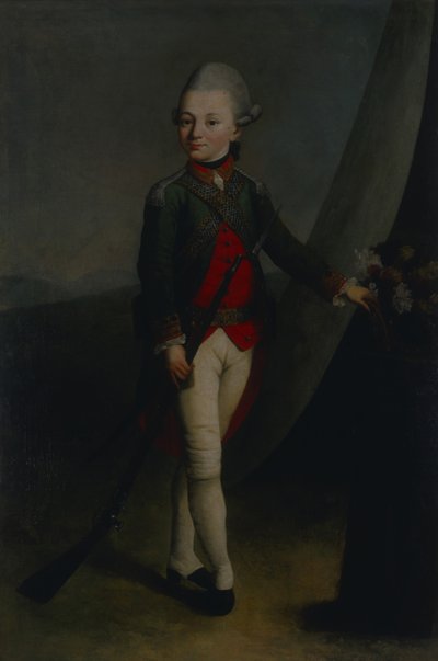 Pjotr Aleksejevitš Turchaninovin muotokuva 1769-1815, 1777 tekijältä L.S. Stanishchevsky