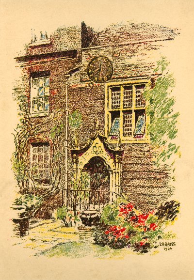 Staple Inn, Lontoo, 1924. tekijältä L. A. Hayes