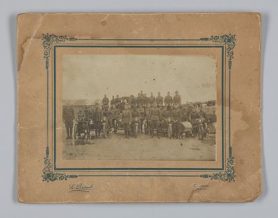 Valokuva integroiduista amerikkalaisista retkikuntajoukoista Ranskassa, 1917-1919. tekijältä L. Biaud