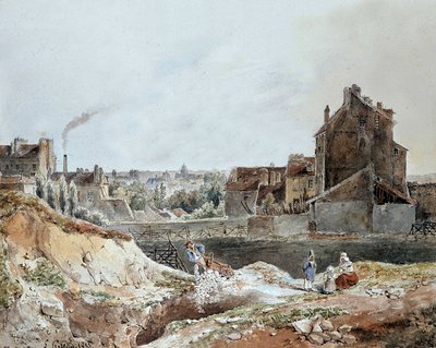 Montmartre vuonna 1833, Goblain (louhokset) tekijältä L. Goblain