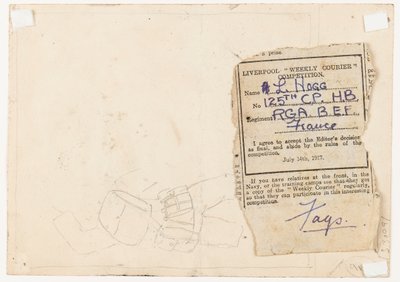 Ilmoitus sanomalehden kilpailutoimittajalle, 1917 tekijältä L. Hogg