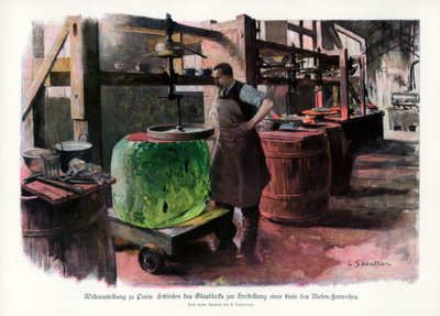 Linssien valmistus, Pariisin maailmannäyttely, 1889, 1900. tekijältä L Sabattier