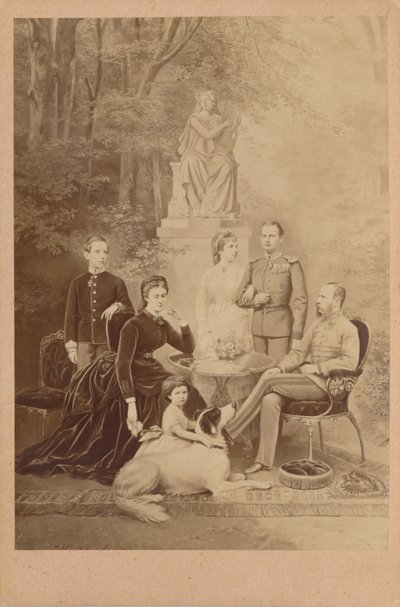Franz Joseph I ja Elisabeth Itävallan ja heidän keisarillinen perheensä (kuva) (kuva) tekijältä L. T. Neumann