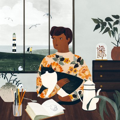 Pilvinen iltapäivä, 2019 tekijältä Léa Le Pivert