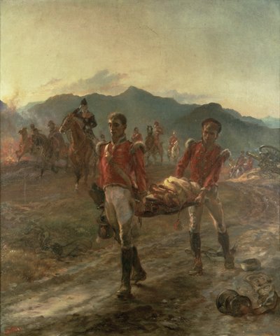 Talaveran taistelun jälkeinen aamu (1809) tekijältä Lady Butler