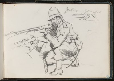 ?Jenkins? polvistui tulelle, 1879 tekijältä Lady Butler