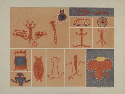 Petroglyfi - Ihmishahmot tekijältä Lala Eve Rivol