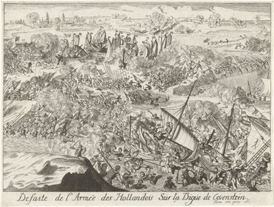 Taistelu Kauwensteinin padon puolesta, 1585 Defaite de l