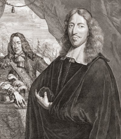 Johan de Witt eli Jan de Witt (oikealla) ja hänen veljensä Cornelis de Witt. tekijältä Lambert de Visscher