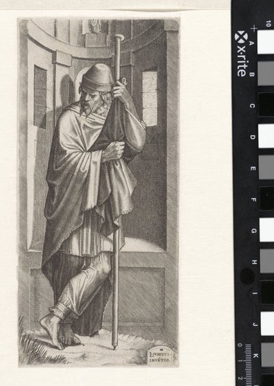 Apostoli Jaakob Suurempi Kristus, kaksitoista apostolia ja Paavali (sarjan nimi) tekijältä Lambertus Suavius