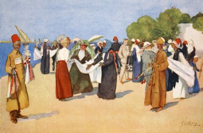 Bargain Hunting, elokuvasta "The Light Side of Egypt", 1908 tekijältä Lance Thackeray