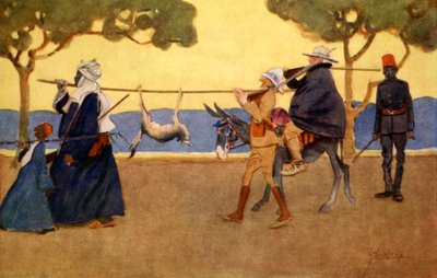 Big Game Hunters, elokuvasta The Light Side of Egypt, 1908 tekijältä Lance Thackeray