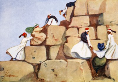 "Kiipeilijät", 1908. tekijältä Lance Thackeray