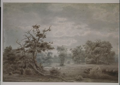 Metsämaisema Düsseldorfista tekijältä Lars Hertervig