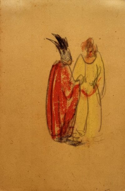 Nimetön (Ortrúd ja Elsa von Brabant kiistassa) tekijältä Laszlo Moholy Nagy