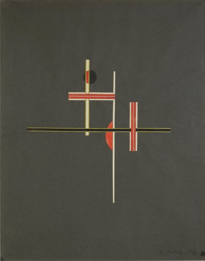 Punainen ja musta tasapaino, 1922 tekijältä Laszlo Moholy Nagy