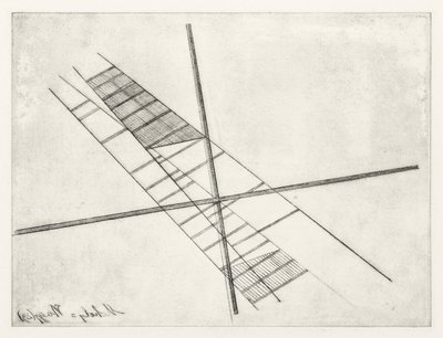 Nimetön, 1923 tekijältä Laszlo Moholy Nagy