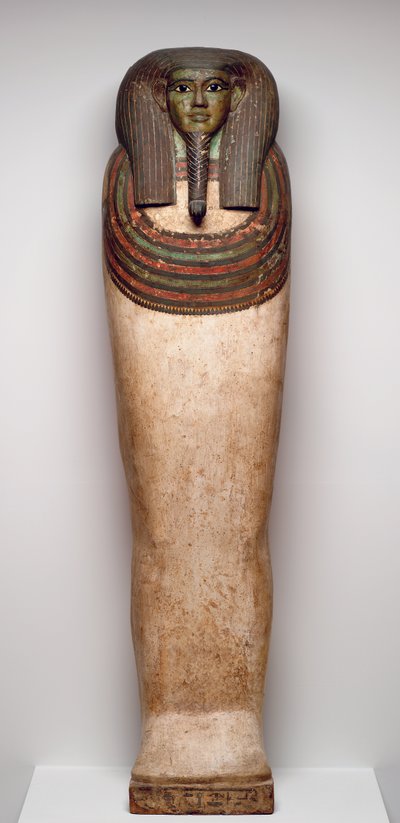 Horankhin arkku, noin 700 eKr. (puu, gesso, maali, obsidiaani, kalsiitti ja pronssi). tekijältä Late Period Egyptian