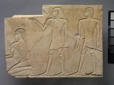 Papit suorittavat hautajaisia, noin 667-647 eKr tekijältä Late Period Egyptian