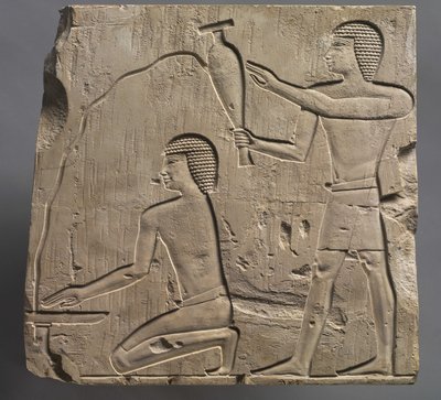 Papit suorittavat hautajaisia, noin 667-647 eKr tekijältä Late Period Egyptian