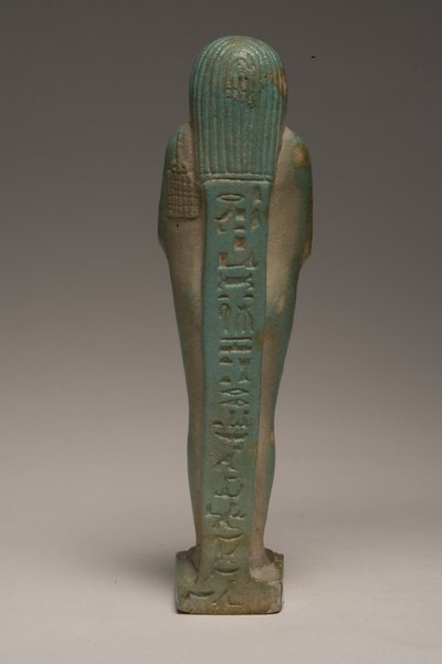 Shabti-figuuri Padineithille (fajanssi) (katso myös 247998) tekijältä Late Period Egyptian